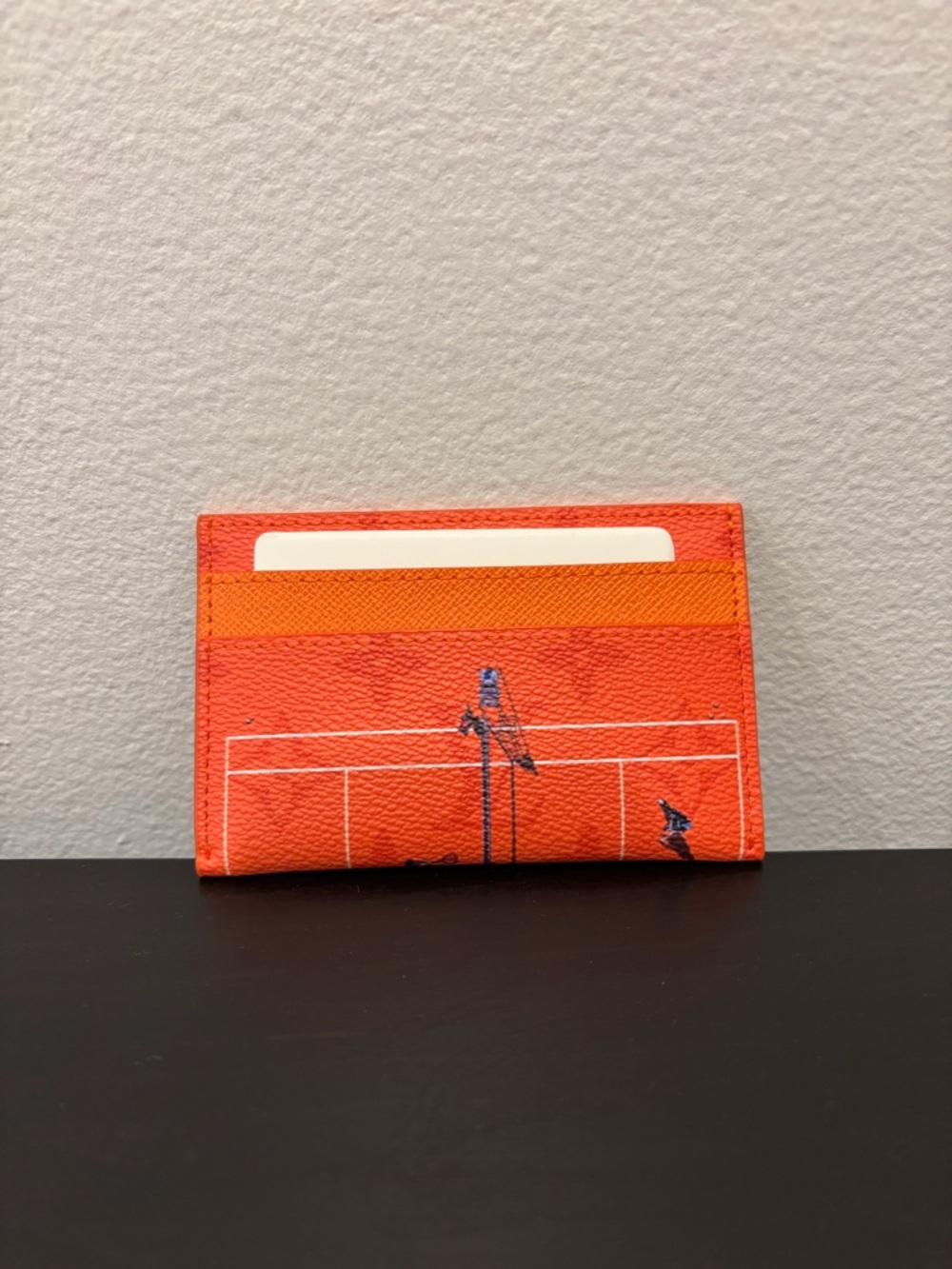 Louis Vuitton tennis brick red monogram cardholder comes with everything